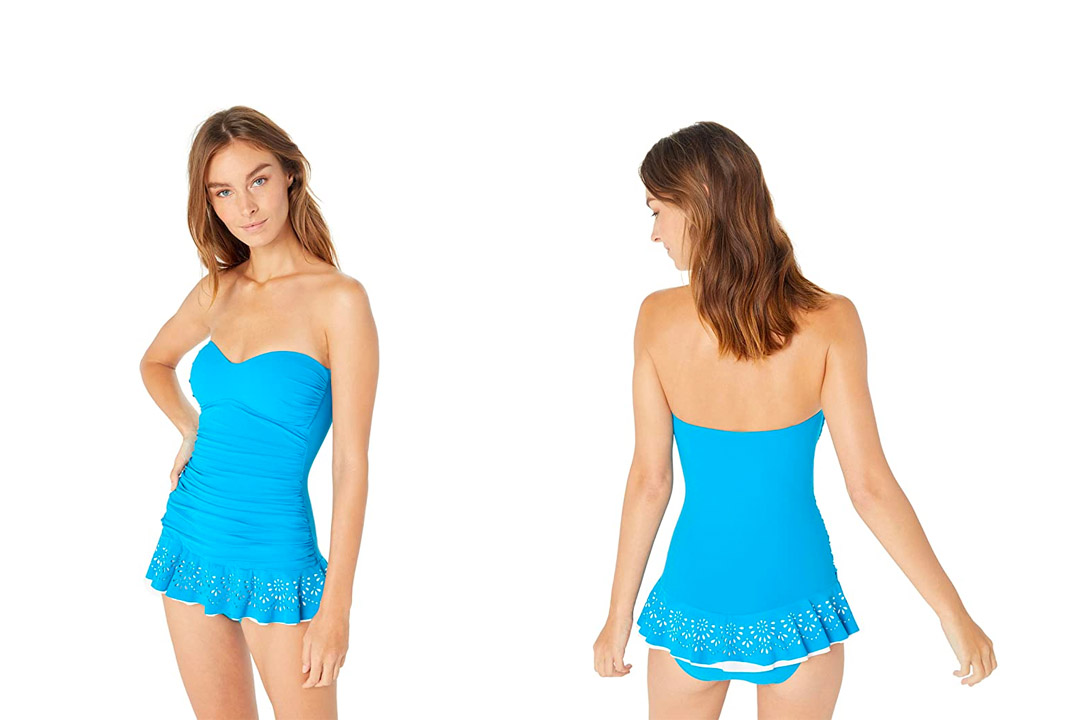 Profile by Gottex Women's Tutti Fruitti Bandeau Swim Dress
