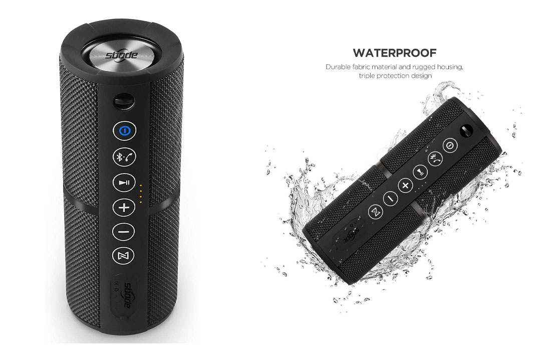 Sbode Bluetooth Speaker Portable Waterproof Outdoor Wireless Speakers Enhanced Bass