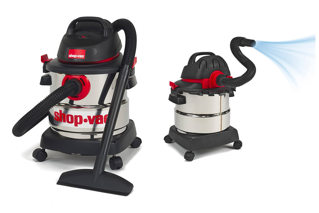 Shop-Vac 5986000 5-Gallon 4.5 Peak HP Stainless Steel Wet Dry Vacuum