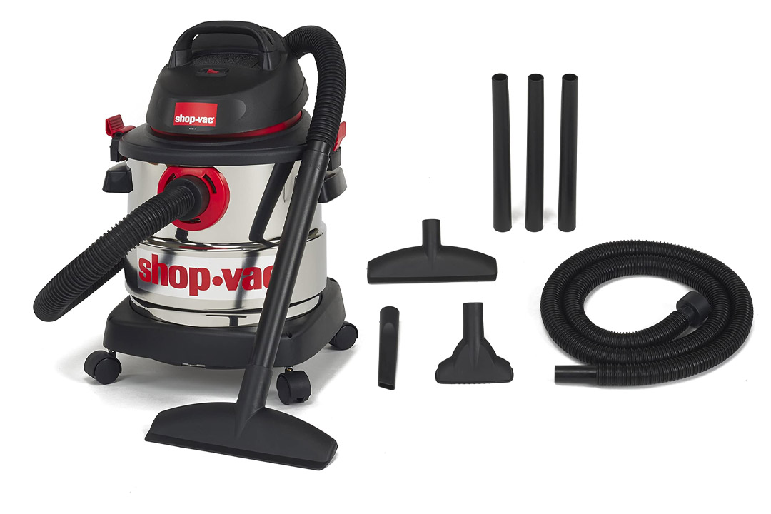 Shop-Vac 5986000 5-Gallon 4.5 Peak HP Stainless Steel Wet Dry Vacuum