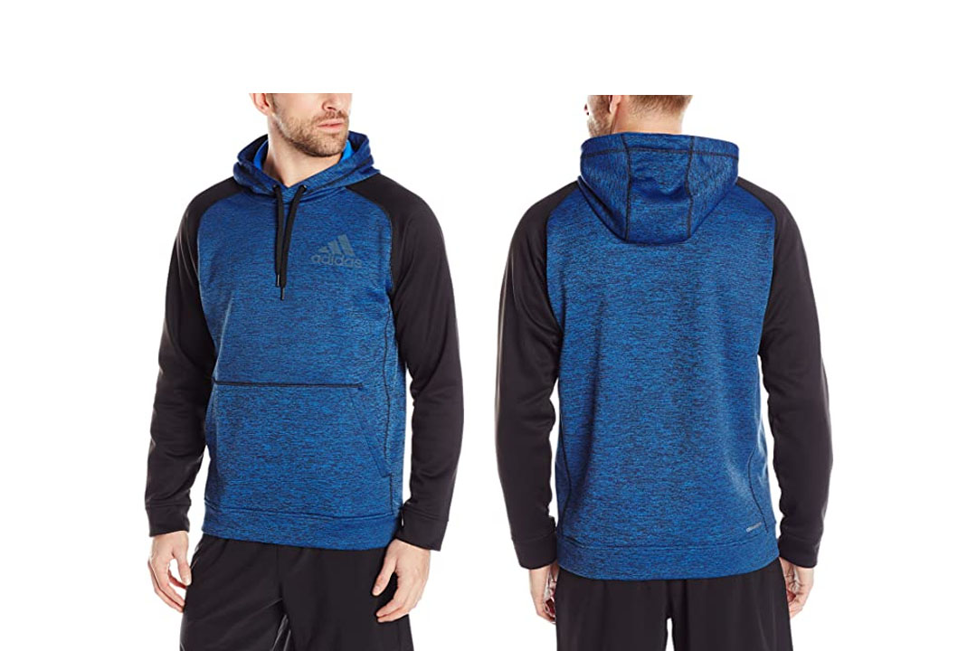 The Adidas Performance Men's Team Issue Fleece Pullover Hoodie