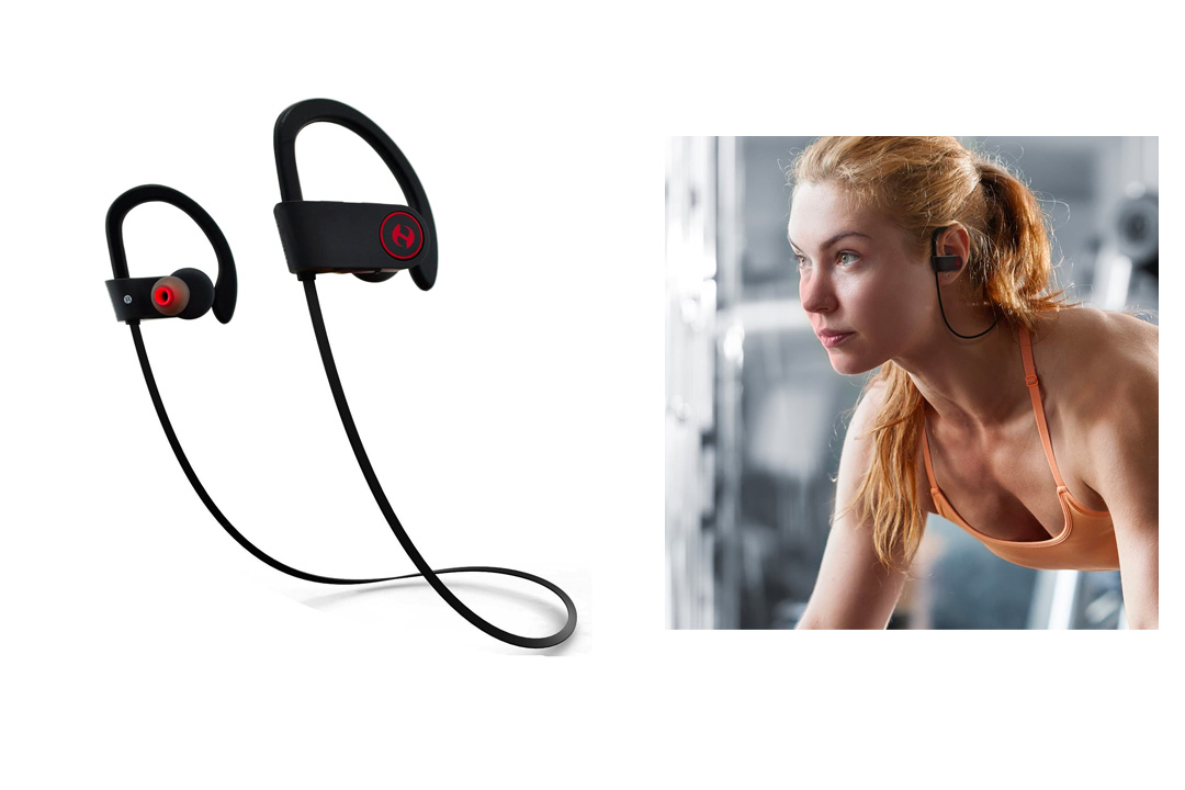 Bluetooth Headphones, Hussar Magicbuds Best Wireless Sports Earphones with Mic