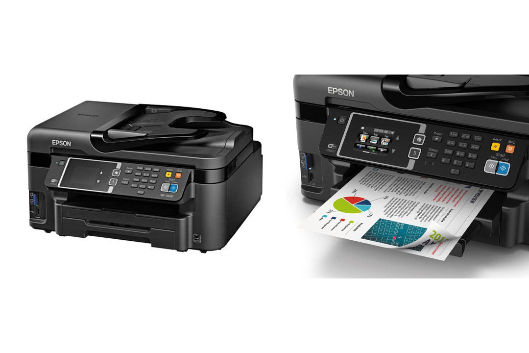 Epson WorkForce WF-3620 WiFi Direct All-in-One Color Inkjet Printer