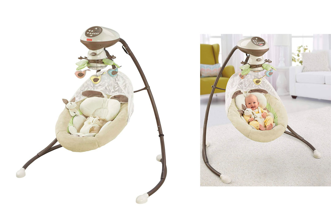 Fisher-Price Snugabunny Cradle 'N Swing (With Smart Swing Technology)