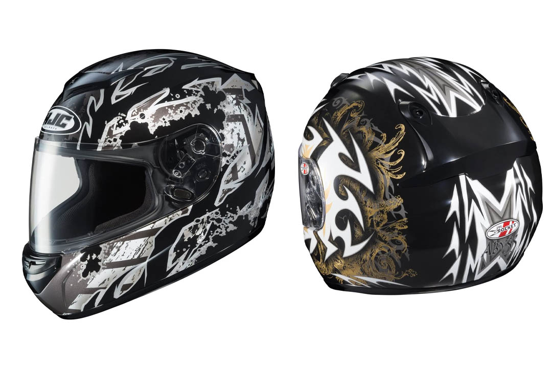 HJC CS-R2 Skarr Full Face Motorcycle Helmet - MC-5 Black, X-Large