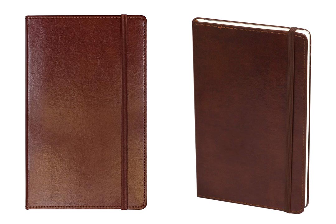 Markings by C.R. Gibson Brown Ruled Paper Bonded Leather Journal