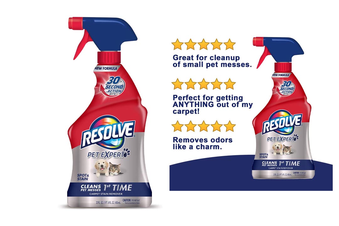 Resolve Pet Expert Carpet & Upholstery Cleaner - Removes Stains and Odors