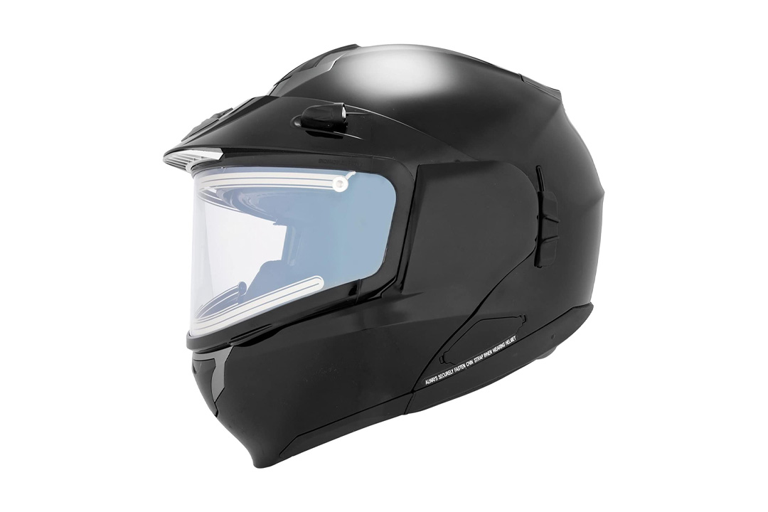 Scorpion Snow Ready EXO-900 Snow Racing Snowmobile Helmet - Matte Black / Small