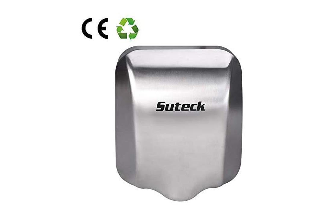 Suteck Automatic Electric Hand Dryer - Heavy Duty Commercial Hand Dryers 1800W, 100M/S High Speed Hand Dryer for Bathrooms Restrooms, Instant Heat & Dry