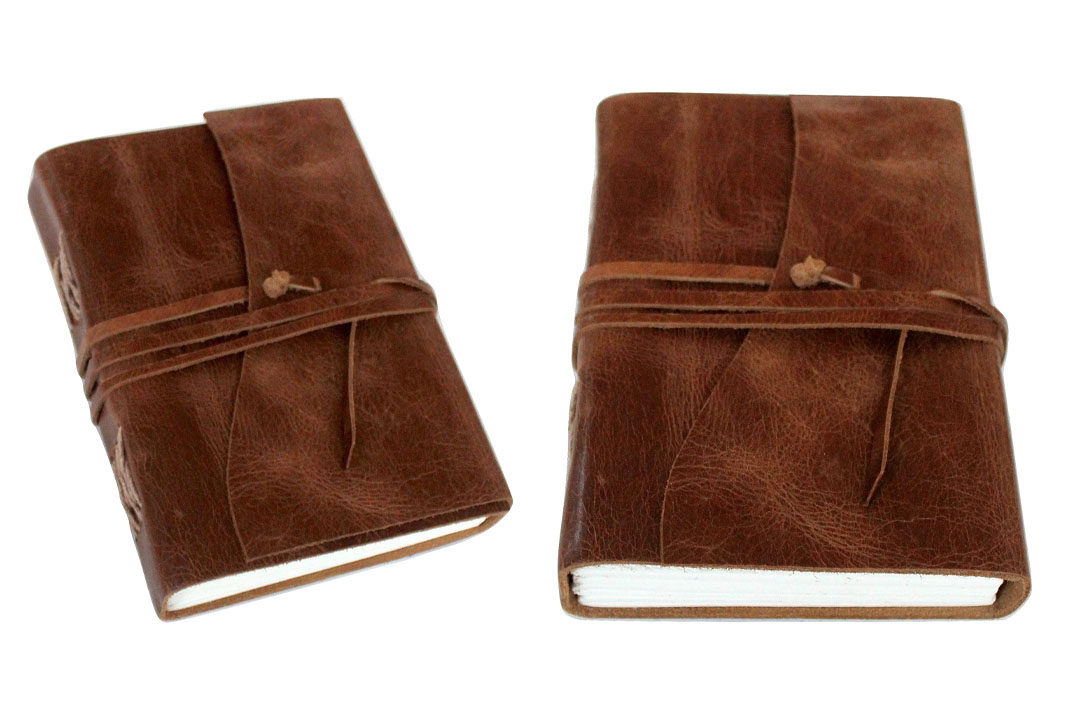 Antique Dark Brown Leather Journal