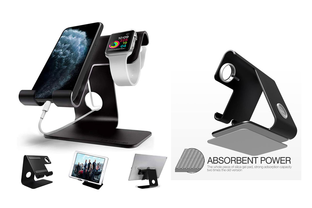 Apple Watch Stand , iphone Stand , ZVEproof Universal Desktop Cellphone Stand Apple iwatch Charging Dock