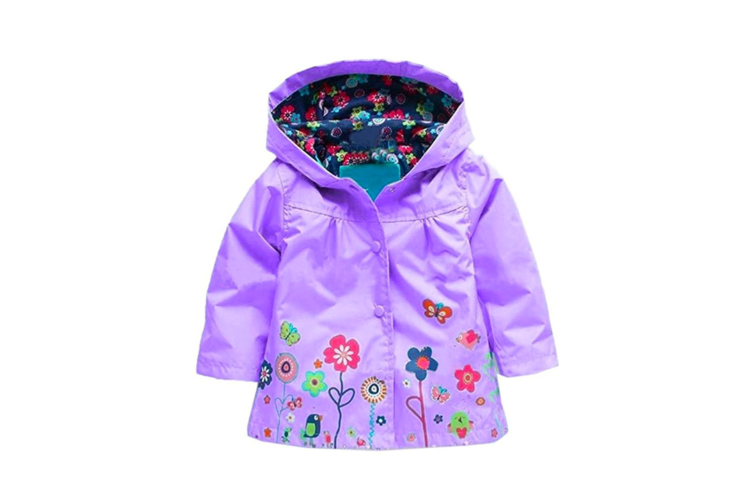 Arshiner Girl Baby Kid Waterproof Hooded Coat Jacket