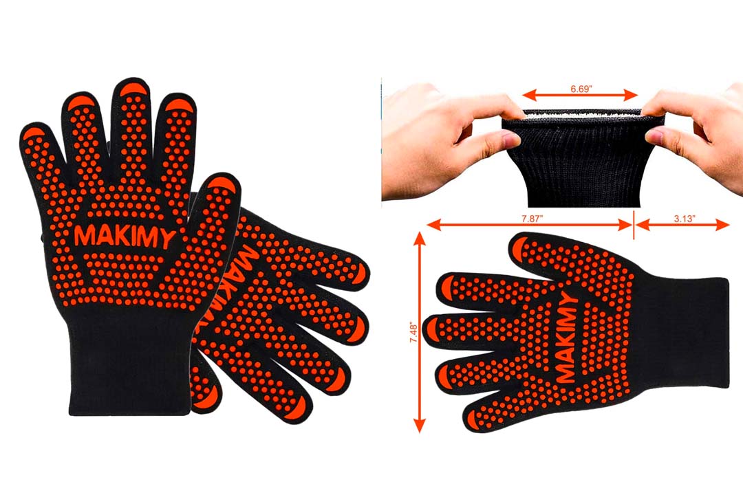 Barbecue-Grill-Oven Cooking Gloves