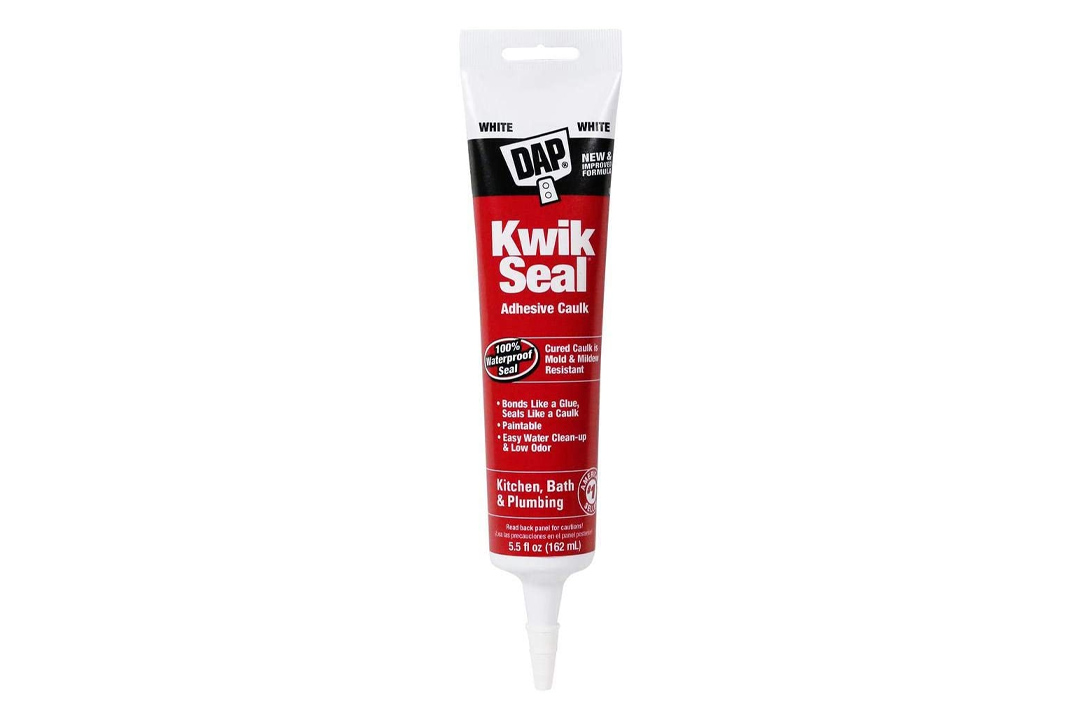 Dap 18001 Kwik Seal Caulk with 5.5-Ounce Tube, White