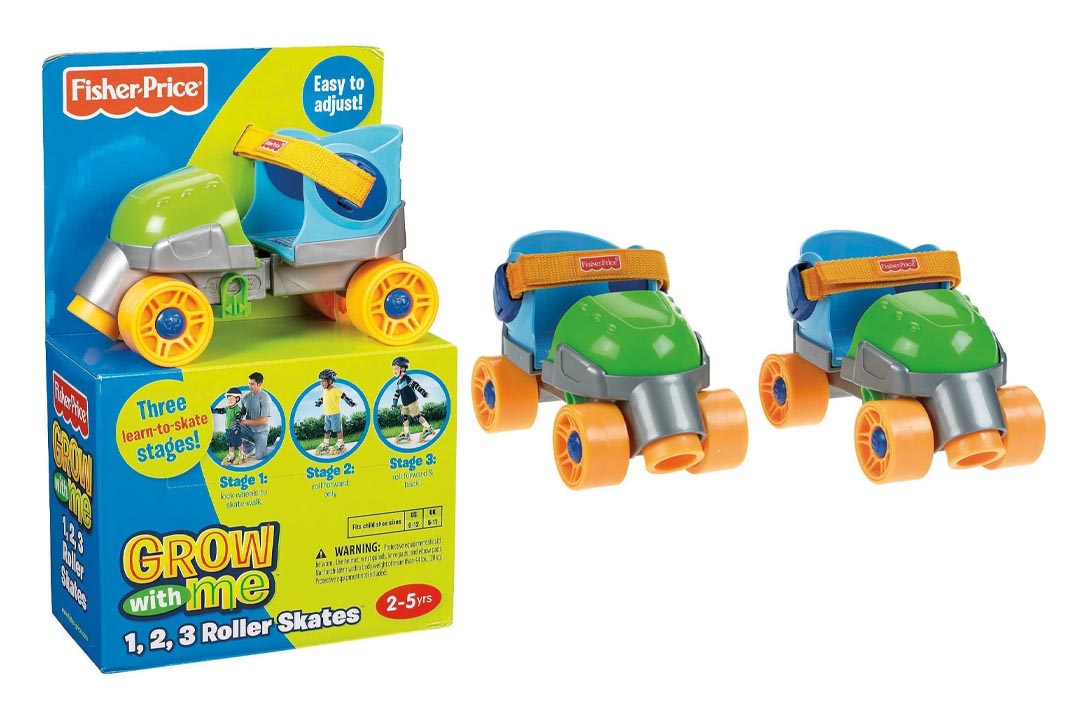 Fisher-Price Grow-with-Me 1,2,3 Roller Skates