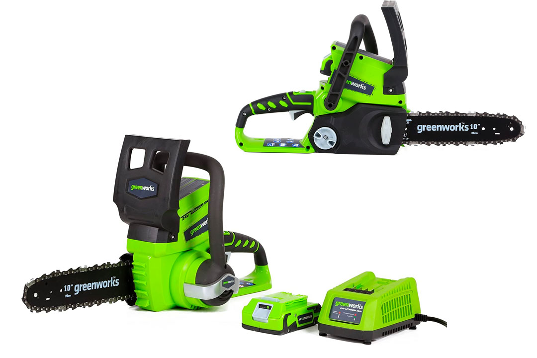 GreenWorks 20362 24V 10-Inch Cordless Chainsaw