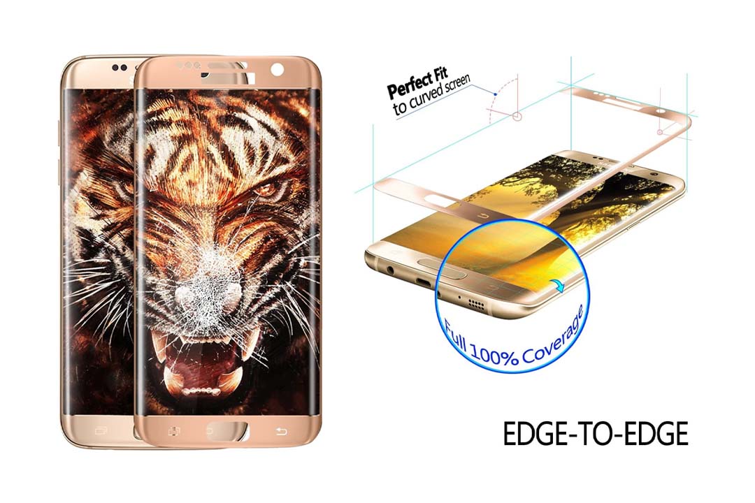 High Definition S7 edge Screen Tempered Glass Protector