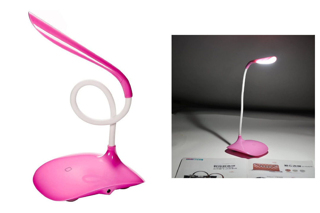 LEDniceker 1.5W Touch Sensor LED Eye Protection Cordless Table Reading Lamp