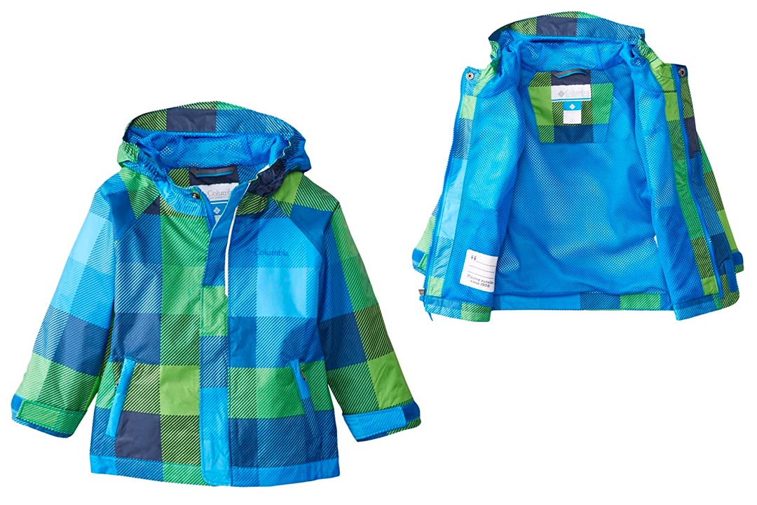 Little Boy's Columbia Toddler Fast and Curious Rain Jacket