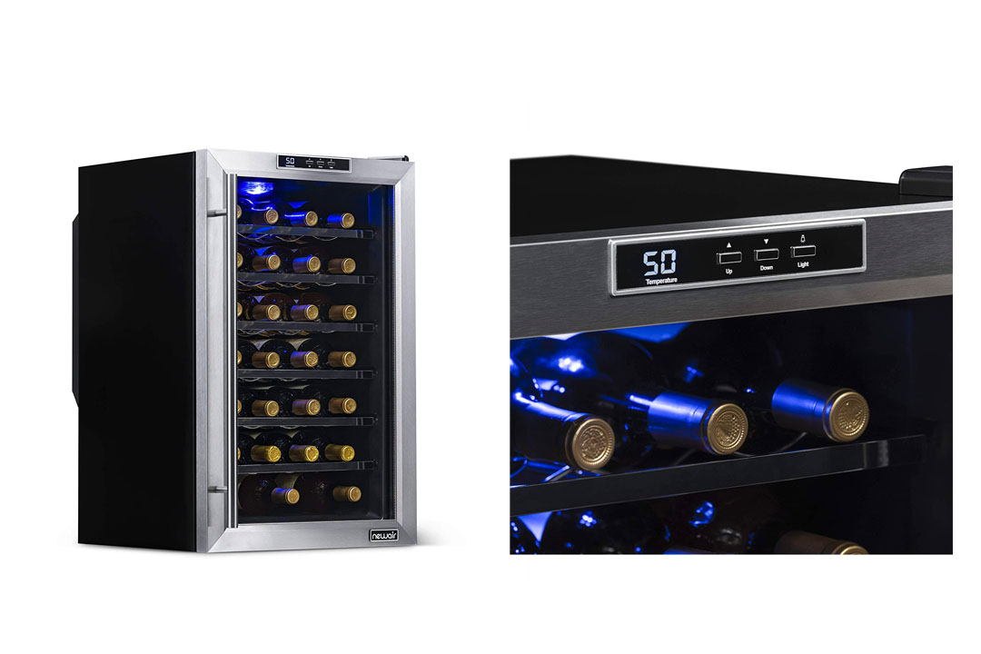 NewAir AW-281E 28 Bottle Thermoelectric Wine Cooler