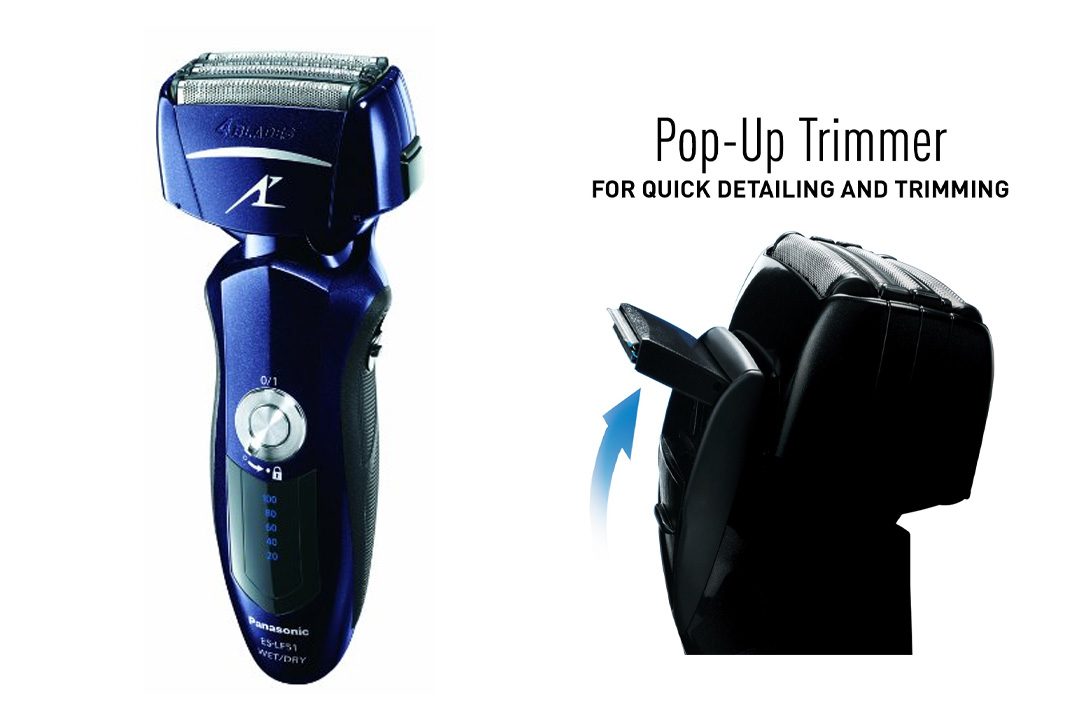 Panasonic ES-LF51-A Arc4 Electric Shaver Wet/Dry with Flexible Pivoting Head for Men
