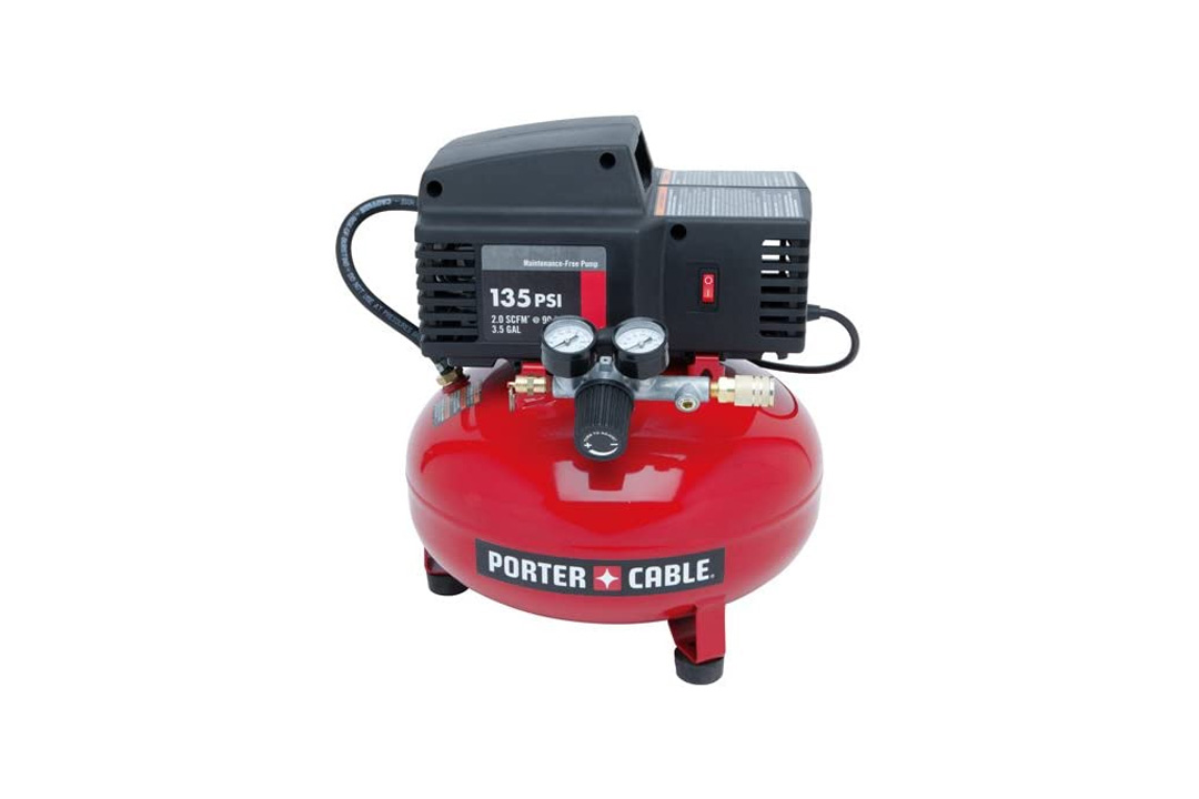 Porter Cable PCFP02003 3.5 Gallon 135 PSI Pancake Compressor