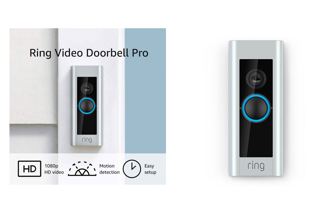 Ring Video Doorbell Pro (Existing Doorbell Wiring Required), Works with Amazon Alexa