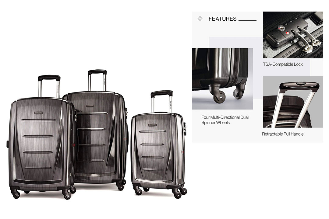 Samsonite Luggage a Winfield 2 Fashion with HS 3 Piece Set