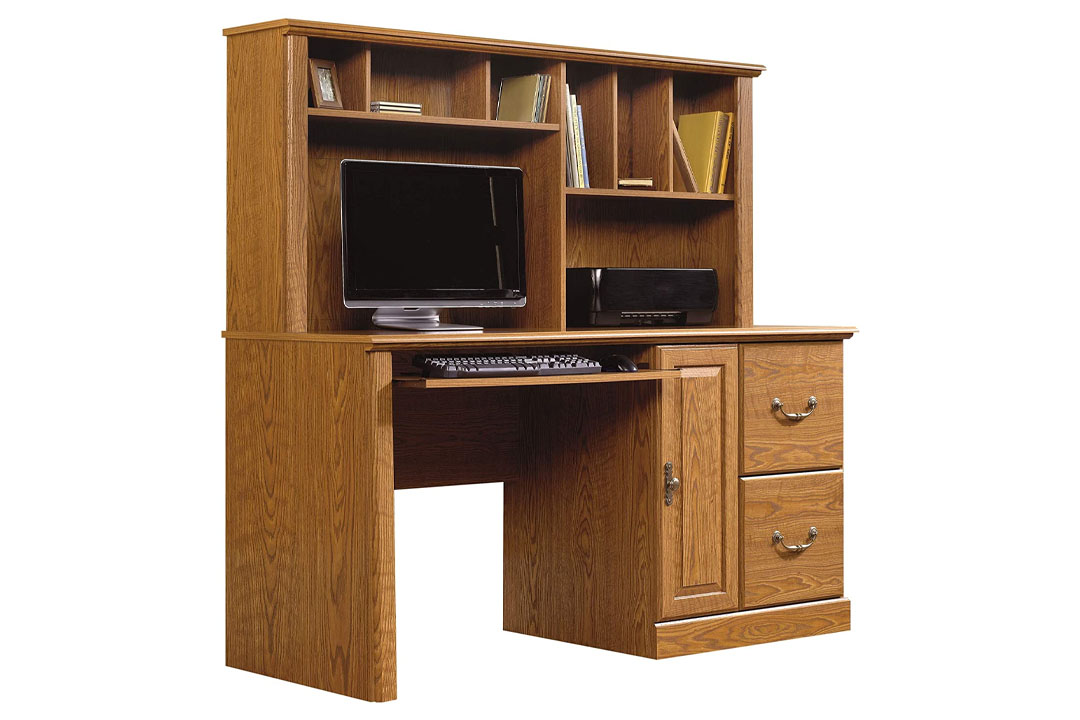 Sauder Orchard Hills Computer Desk with Hutch - Carolina