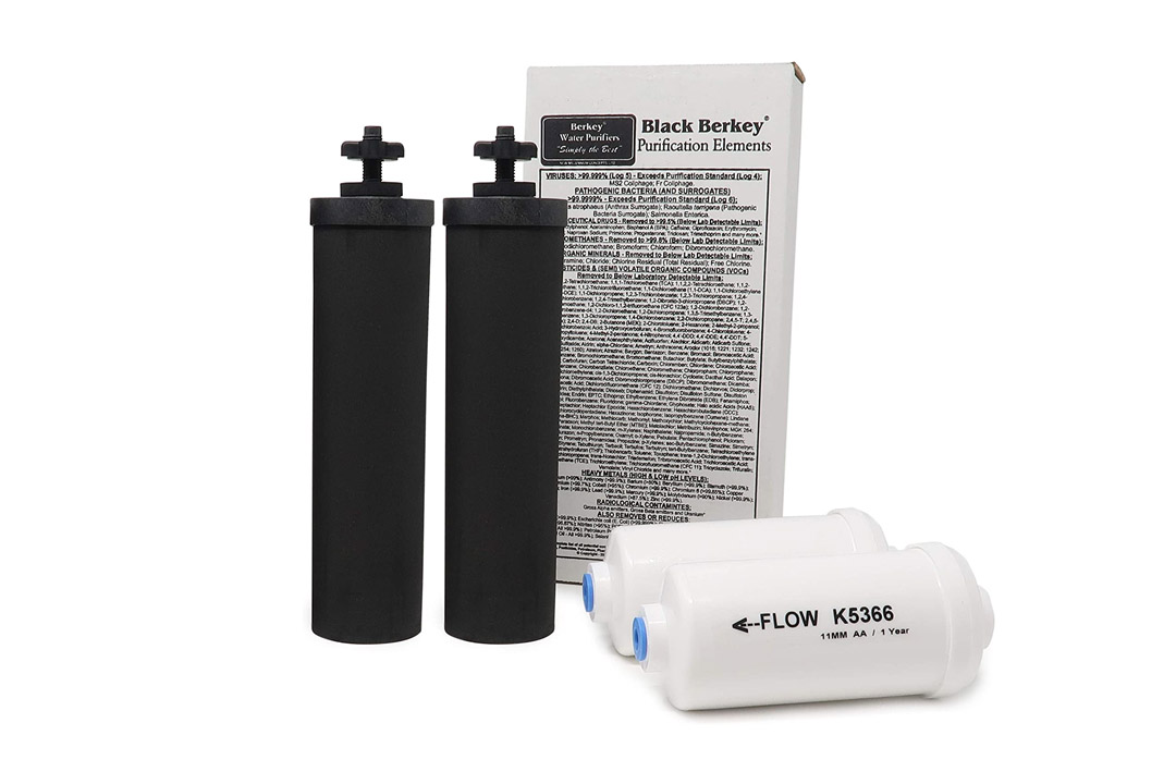 Black Berkey Replacement Filters & Fluoride Filters Combo Pack