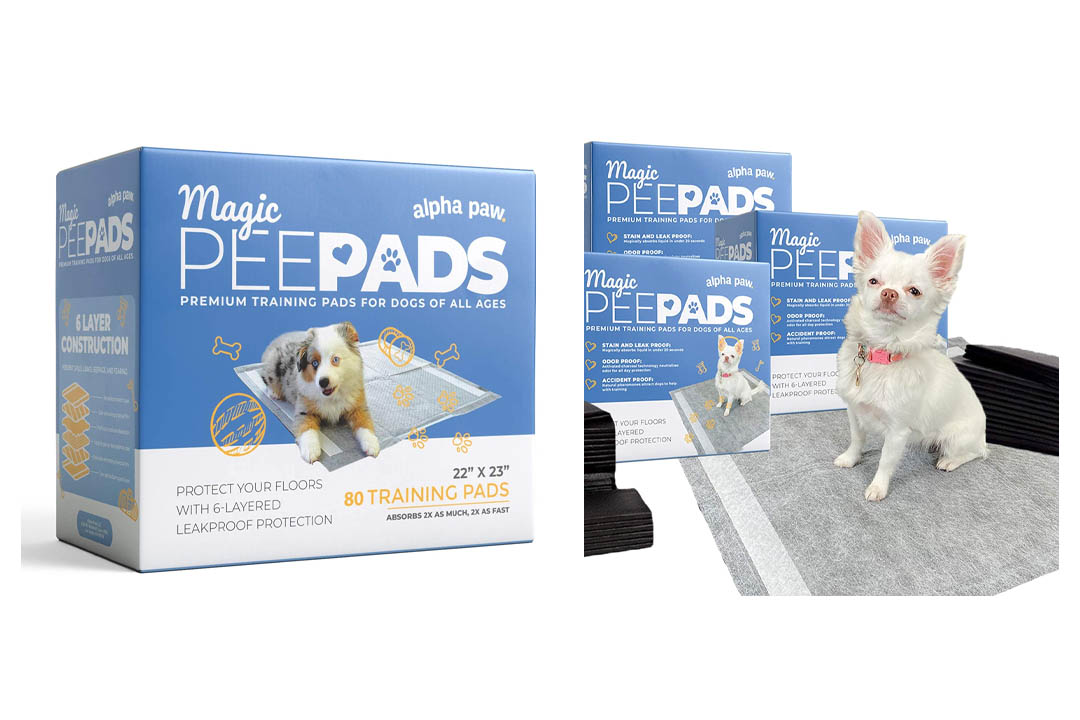 Deluxe Puppy Pads and Dog Training Pad with Super Quick-Dry Activated