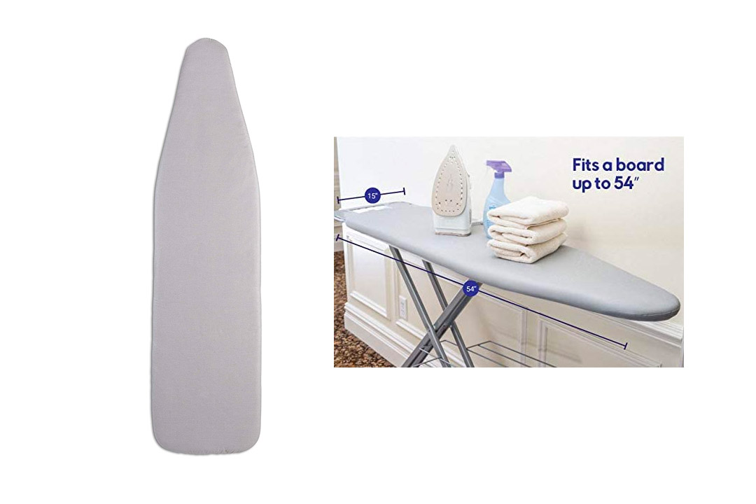Epica Silicone Coated Ironing Board Cover Resists Scorching and Staining - 15"x54"