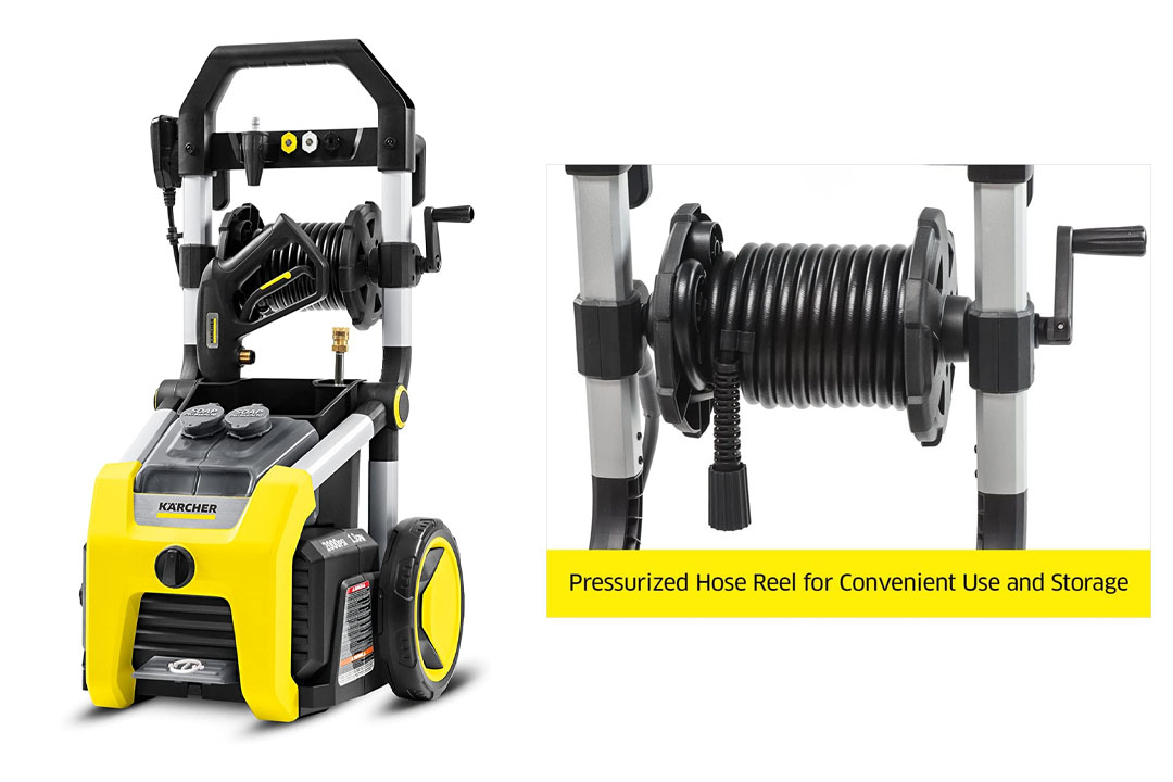 Karcher K2000 Electric Power Pressure Washer 2000 PSI TruPressure, 3-Year Warranty, Turbo Nozzle Included