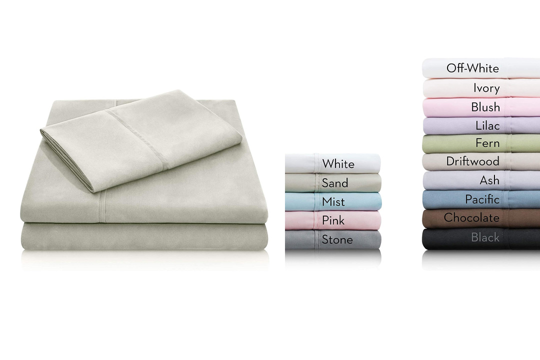 MALOUF Double Brushed Microfiber Super Soft Luxury Bed Sheet Set – Wrinkle Resistant