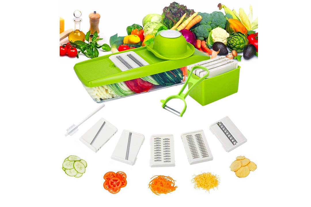 Mandoline Slicer, TAPCET Vegetable Grater & Julienne Slicer Cutter