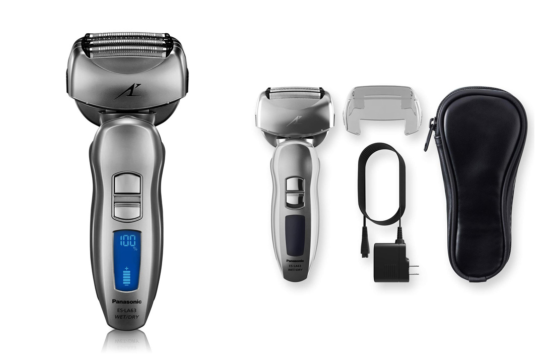 Panasonic ES-LA63-S Arc4 Electric Shaver Wet/Dry with Multi-Flex Pivoting Head for Men