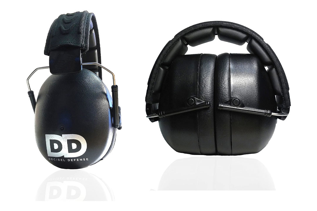 Professional Safety Ear Muffs by Decibel Defense - 37dB COMFORTABLE Ear Protection