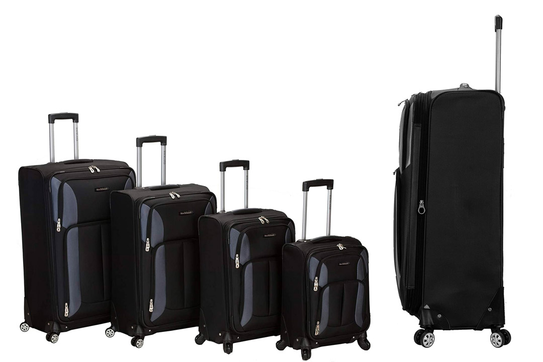 Rockland Four-Piece Impact Spinner Luggage Set