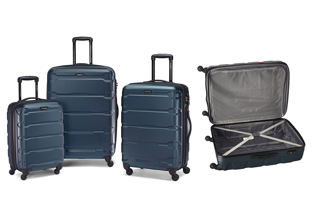 Samsonite Omni, a PC Piece, Set with a Spinner 20, 24 and 28