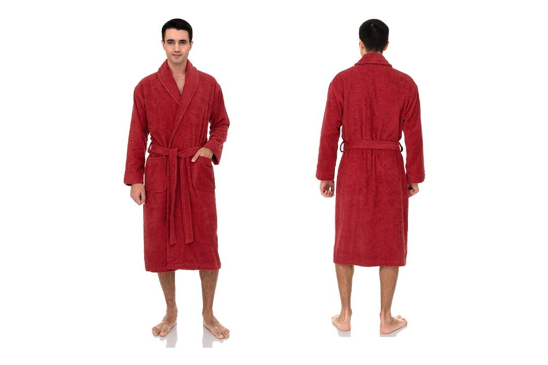 TowelSelections Men’s Robe, Turkish Cotton Terry Shawl Bathrobe Made in Turkey