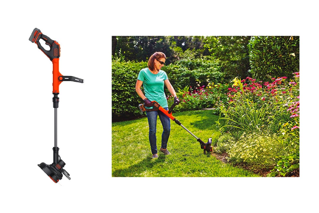 BLACK+DECKER LSTE523 20V Max Lithium POWERCOMMAND Easy Feed String Trimmer/Edger