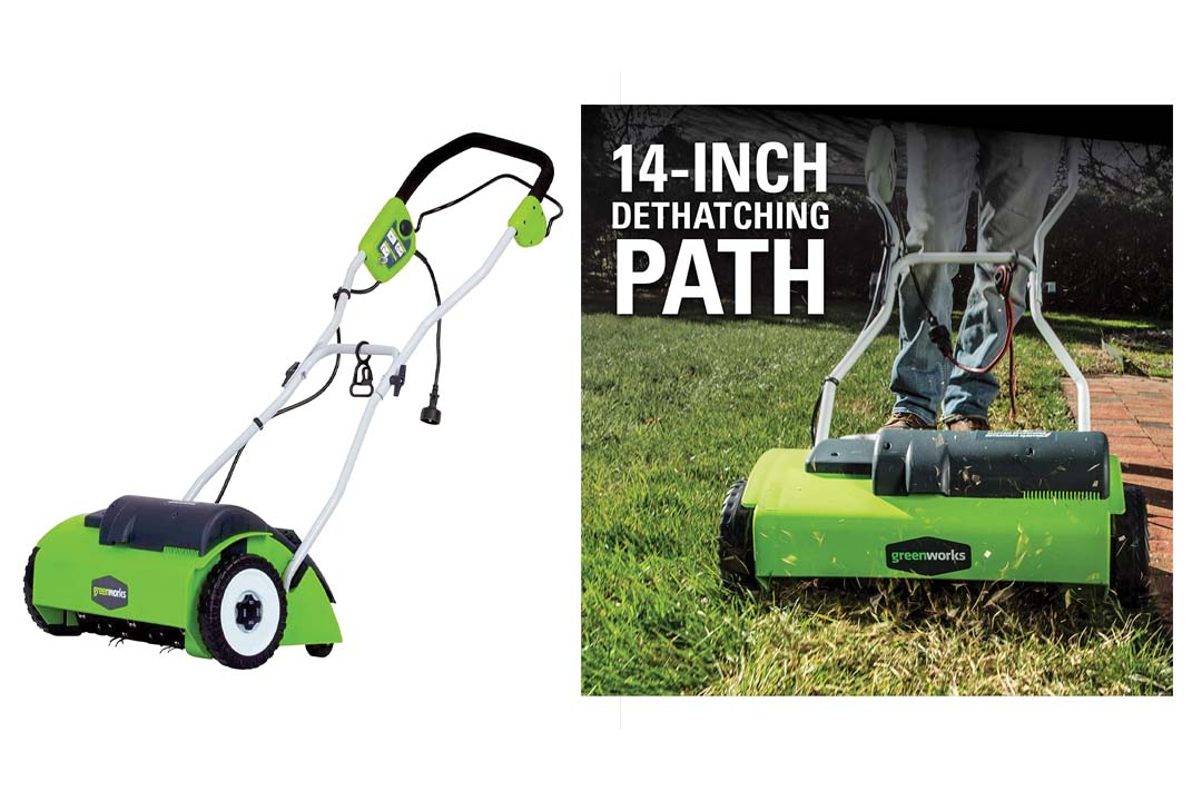 GreenWorks 27022 10 Amp 14" Corded Dethatcher