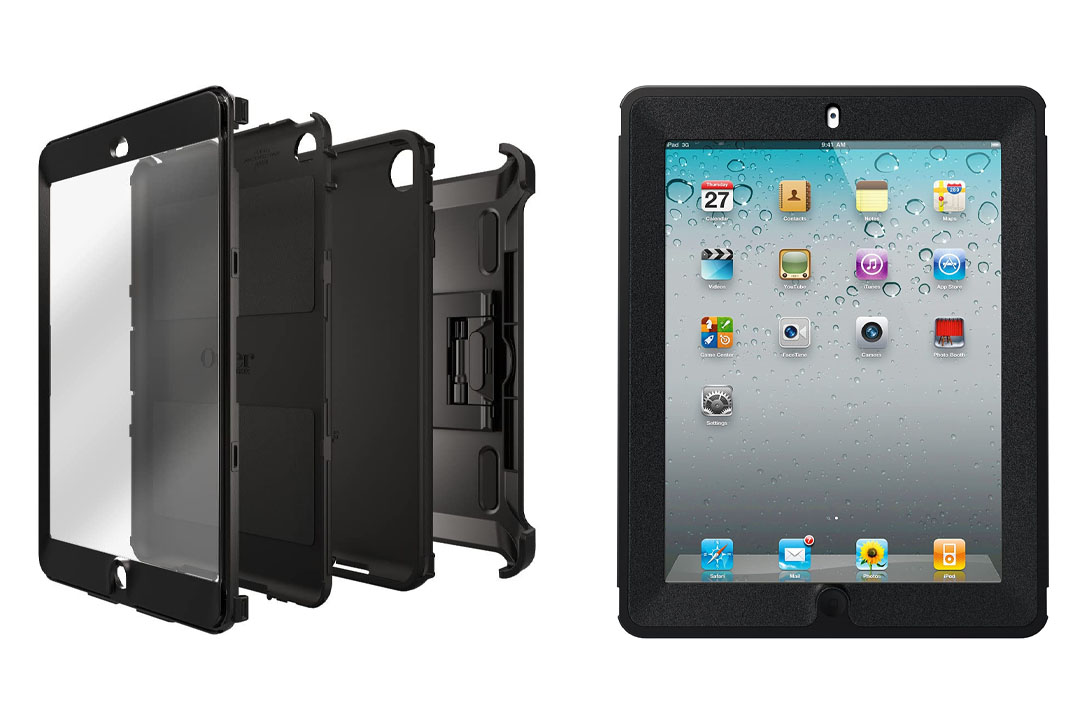 OtterBox Defender Series Case with Screen Protector and Stand for the New iPad