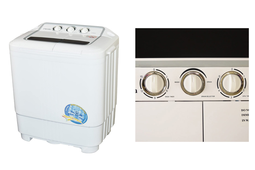 Panda Compact Portable Washing Machine with Spin Dryer