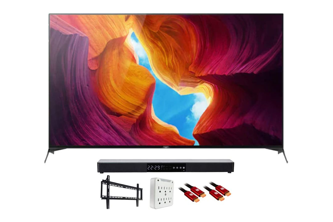 Sony XBR85X950H 85" X950H 4K Ultra HD LED TV (2024) with Deco Gear Soundbar Bundle