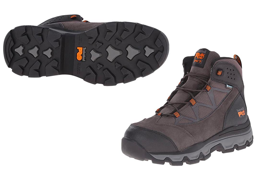 Timberland PRO Men's Rockscape Mid Steel-Toe Industrial Waterproof Hiking Boot
