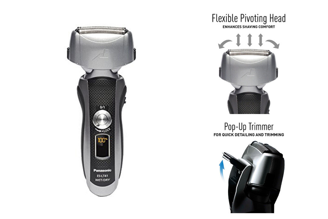 Panasonic ES-LT41-K Arc3 Electric Razor Wet/Dry with Flexible Pivoting Head for Men