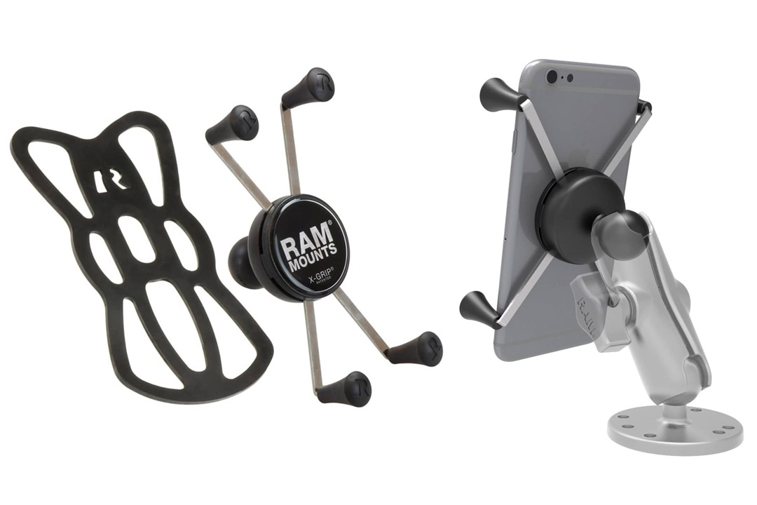 Ram Mount Cradle Holder for Universal X-Grip Cellphone/iPhone With 1-Inch Ball (Black)