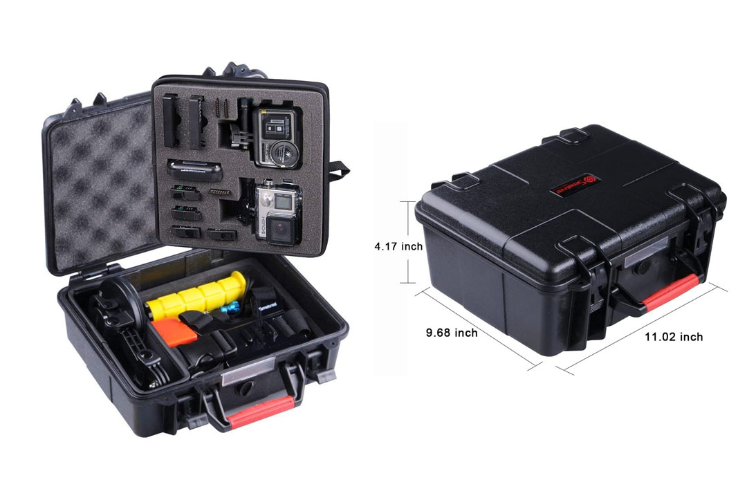 Smatree SmaCase GA500 Floaty & Watertight Case with ABS materials- Carrying and Travel Case with Ideal Pre-cut Foam Interior