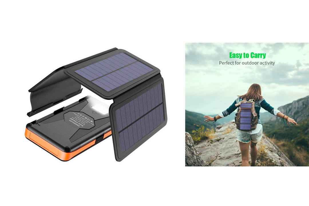 Solar Charger X-DRAGON 25000mAh Portable Power Bank